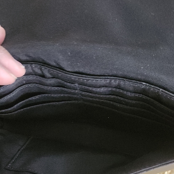 Coach Vintage Black Leather Clutch Wristlet EUC - Picture 6 of 10